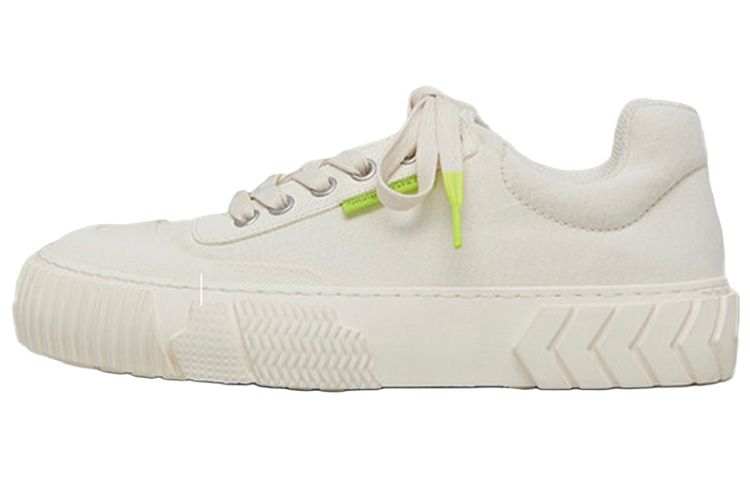 Both Both Broken C Low top Casual Skate Shoes Women's White