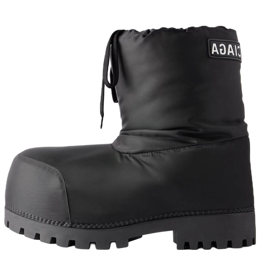 Balenciaga FW24 SKIWEAR Collection Short Snow Boots Women's Black