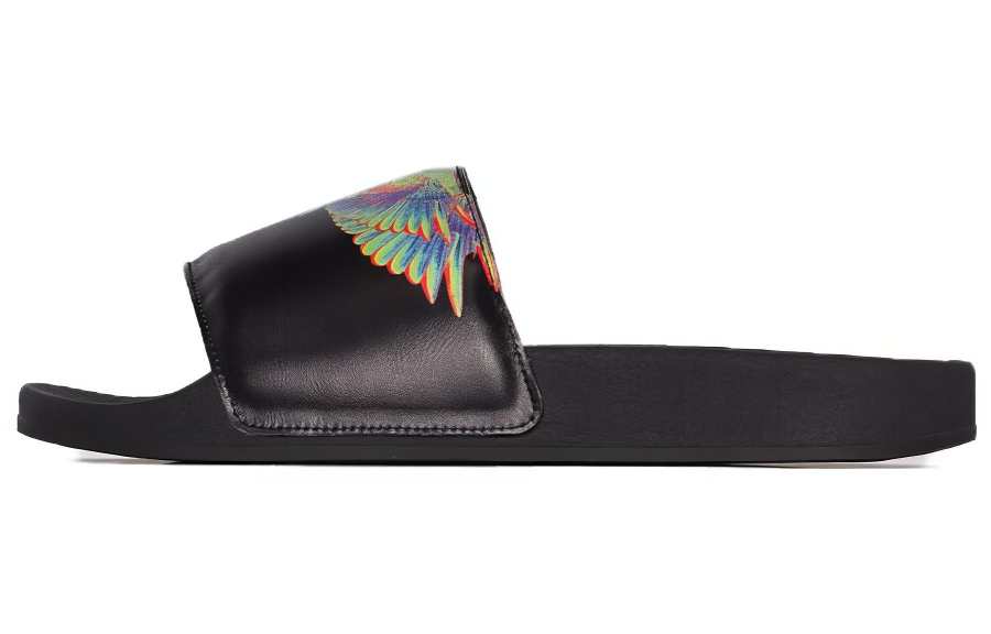 Marcelo Burlon Rubber Sole Slide Slippers Men's Black
