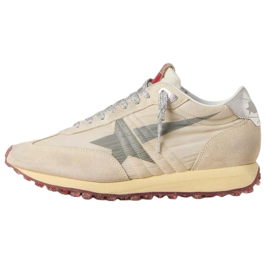 Golden Goose Marathon Low top Casual Shoes 2.5cm Women's Beige