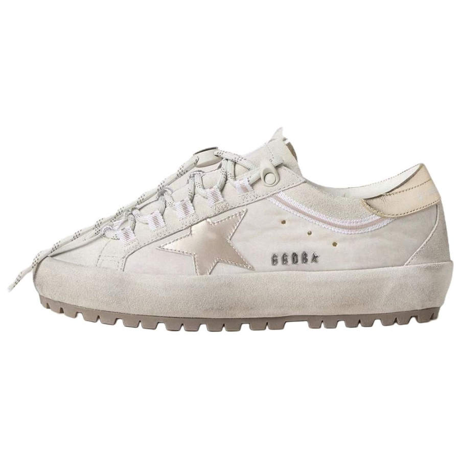 Golden Goose Super Star Low top Skateboard Shoes Women's Light Gray