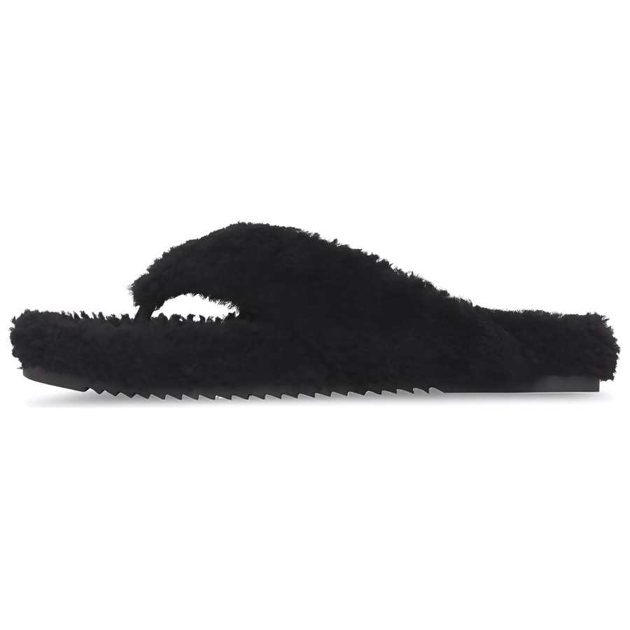Burberry Abrasion Resistant Quiet Flip Flops Men's Black