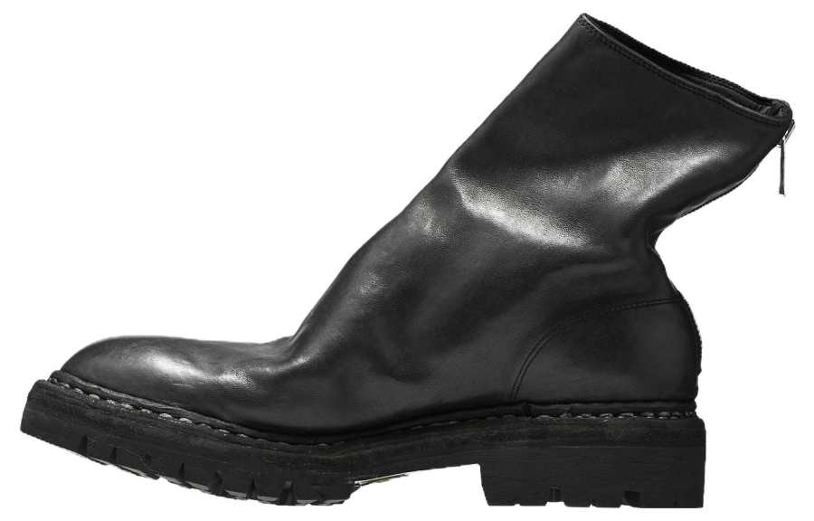 GUIDI 796V Leather Ankle Boots Women's Black