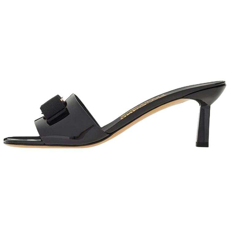 Ferragamo FERRAGAMO Vara 55mm Bow Patent Sandals