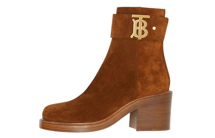 Burberry Ankle Boots Women's Chocolate