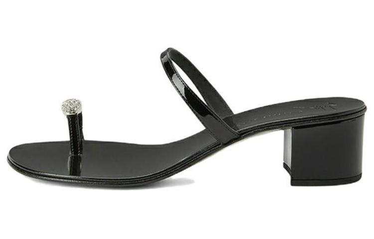 Giuseppe Zanotti Ring 40mm crystal-embellished mules Women's