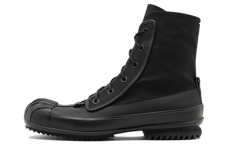 Maison Margiela Comfortable High top Canvas Shoes Men's Black