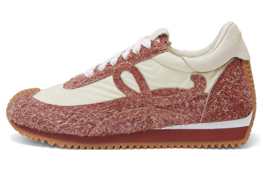LOEWE Flow Runner Low top Casual Shoes Women's Red White