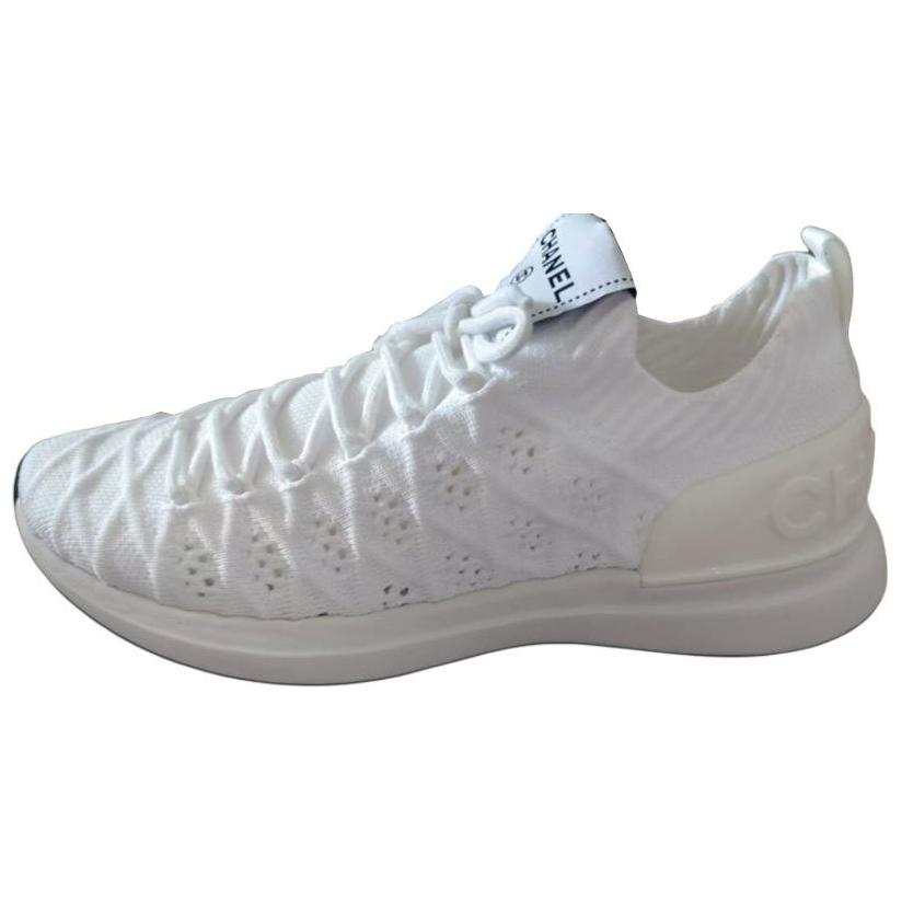 CHANEL 23B Low top Casual Shoes Women's White