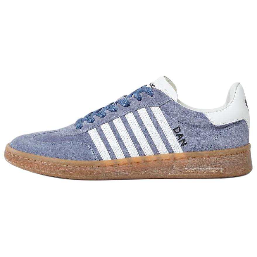 DSQUARED 2 DSQUARED 2 Boxer Suede Low top Skateboard Shoes Men's Blue