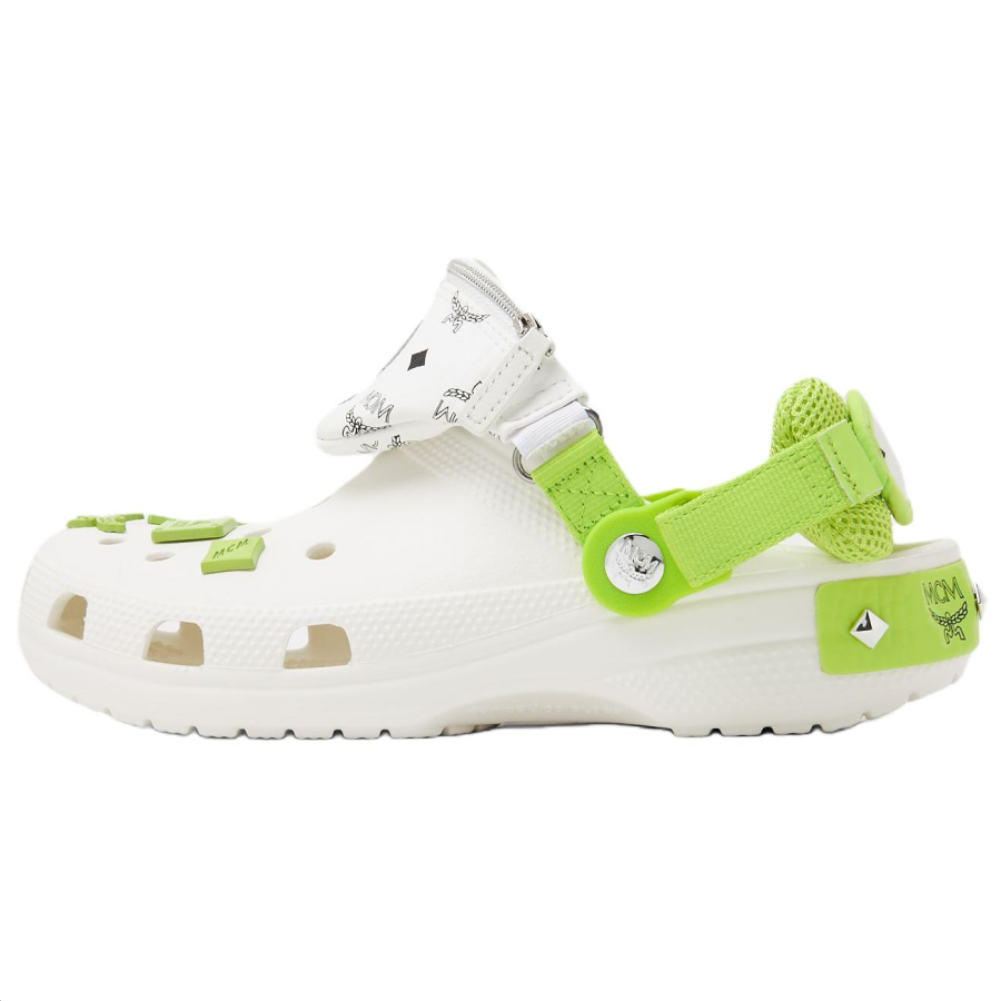 MCM Crocs Classic Clog MCM White Green