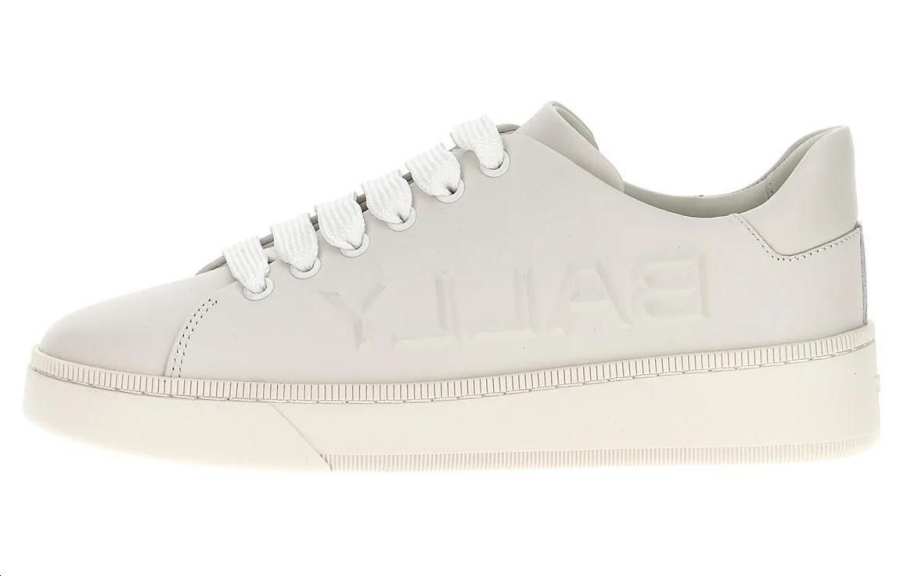 BALLY BALLY Reka Logo-embossed Leather Sneakers