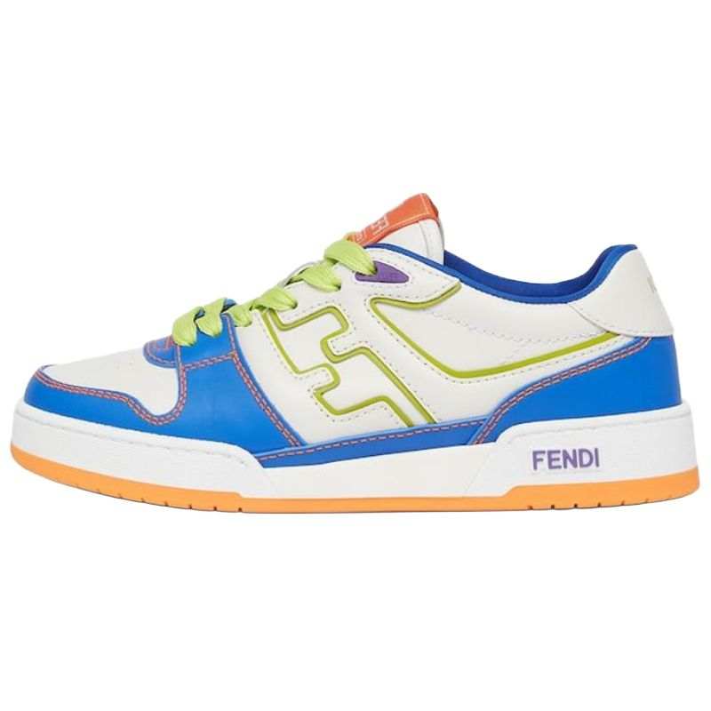 FENDI Match Low top Skateboard Shoes Women's Blue