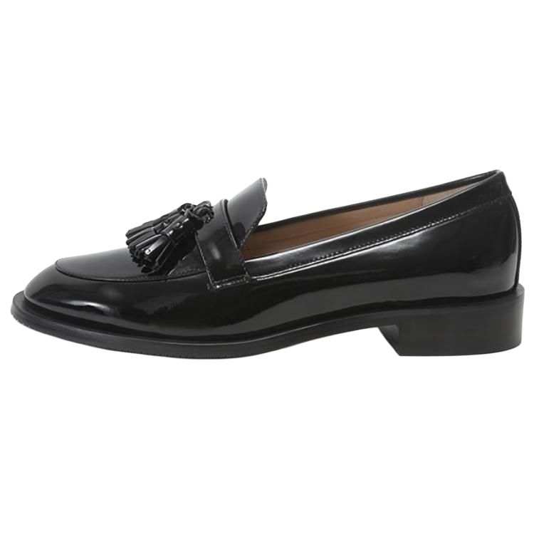 Stuart Weitzman Stuart Weitzman/SW Patent Leather Casual Shoes Women's Black