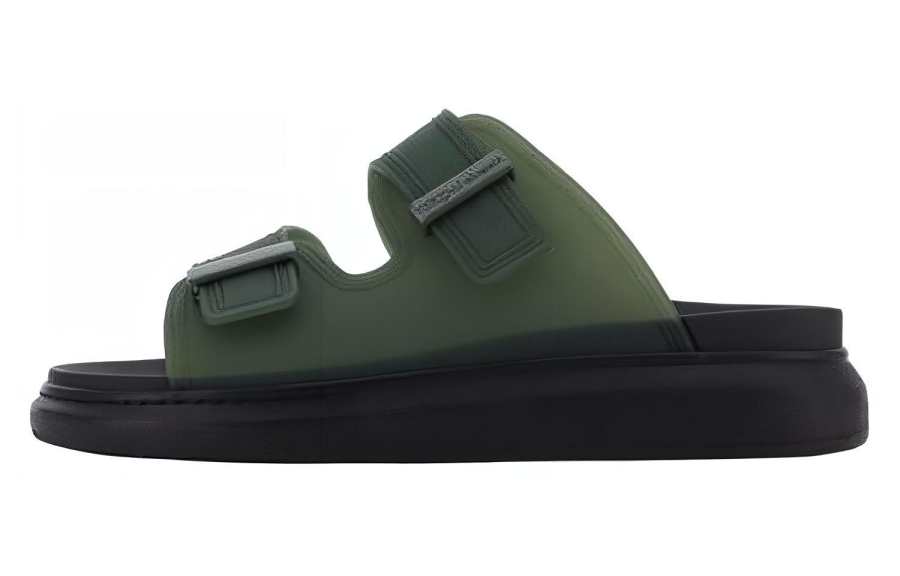 Alexander McQueen Hybrid Slide Slippers Men's Green