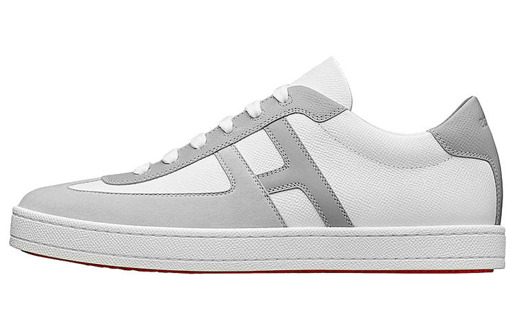 HERMES HERMES Boomerang White Grey