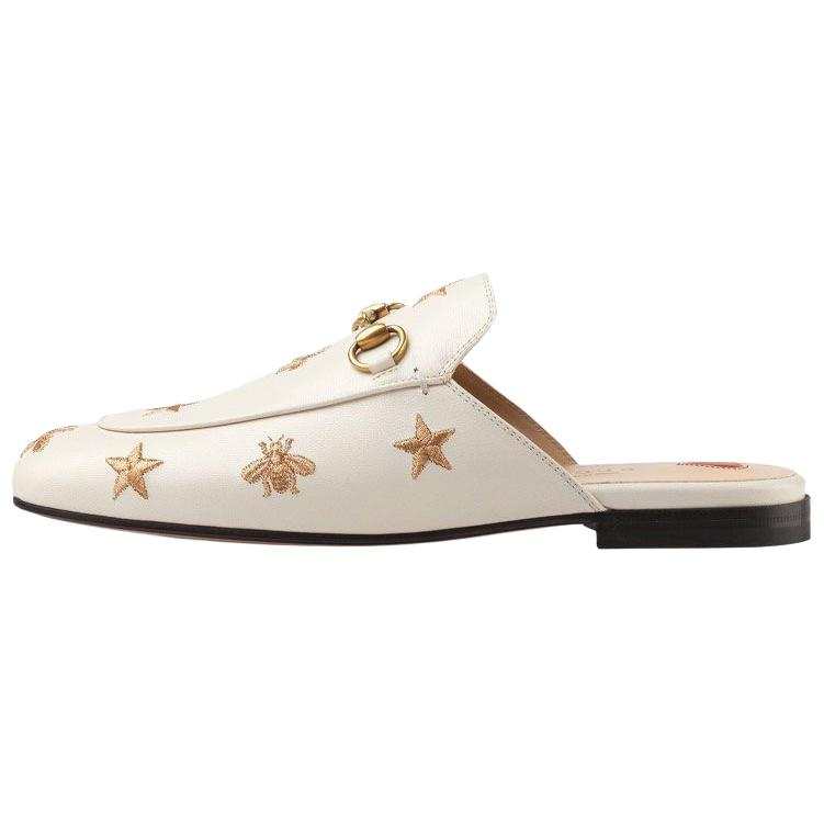 GUCCI Closed Toe Slippers Women's White