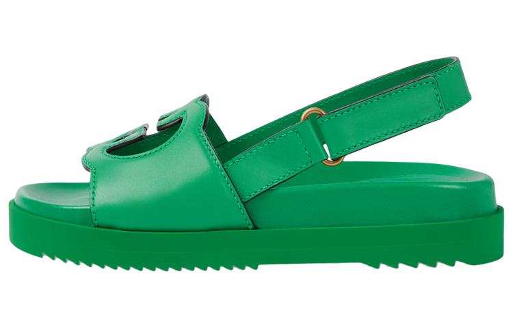 Gucci Wmns Sandal 'Interlocking G - Green' Women's