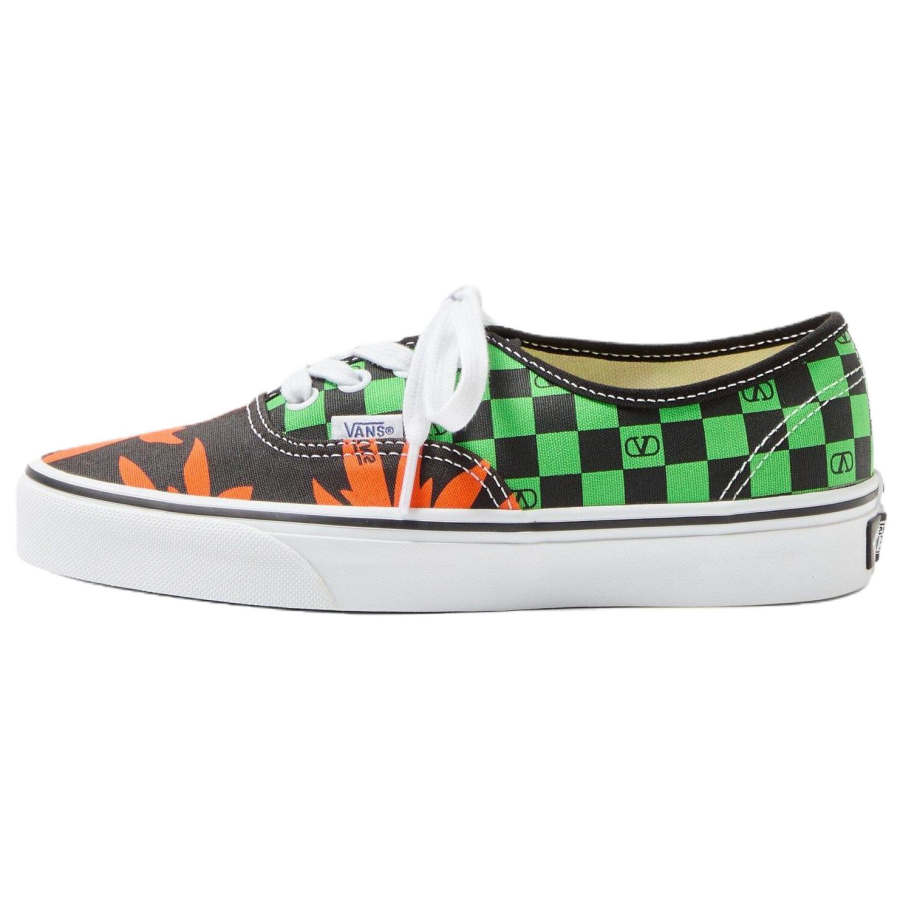 Valentino x Vans Collaboration VLOGO Low top Canvas Shoes Women's Saffron