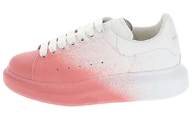 Alexander McQueen Oversized White Pink Velvet Spray Women's