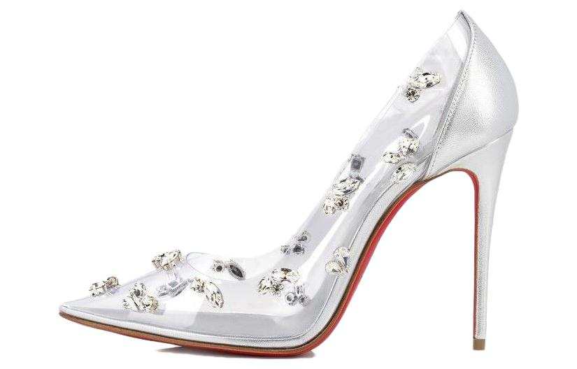 Christian Louboutin Degraqueen 100mm Transparent Pumps