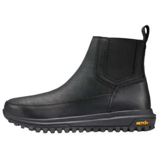G.H. Bass & Co. Morette Cow Leather Short Chelsea Boots 4cm Men's Black