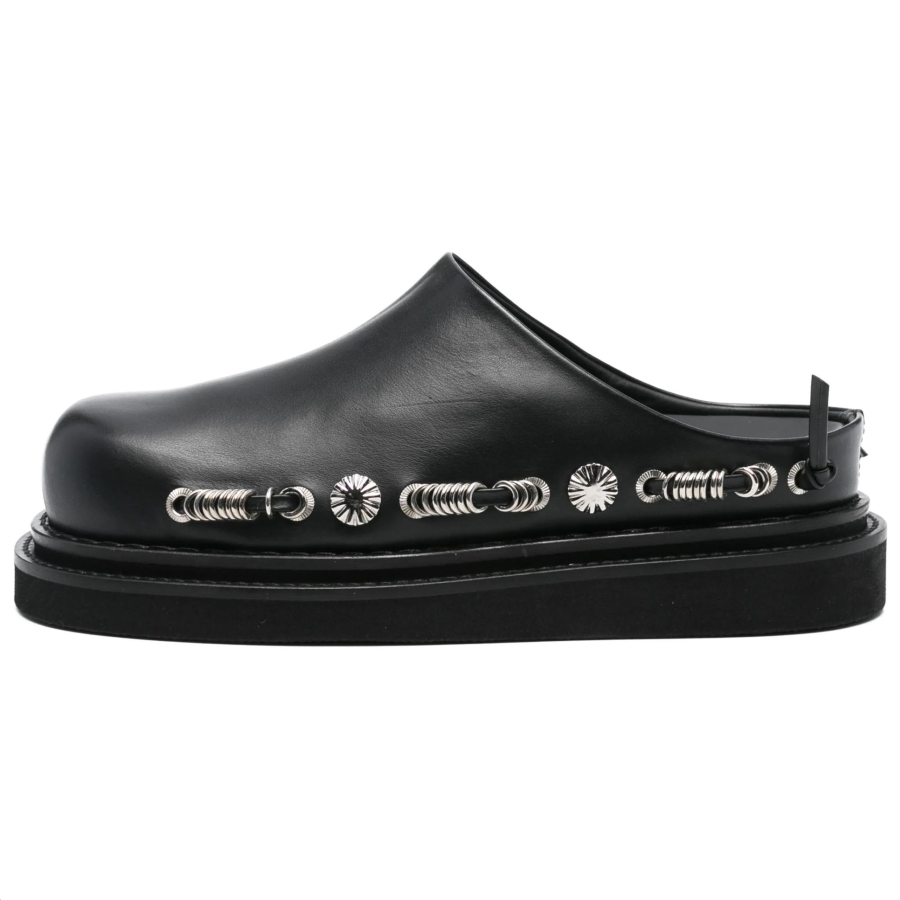 Toga Pulla Toga Pulla Closed Toe Slippers 6cm Women's Black