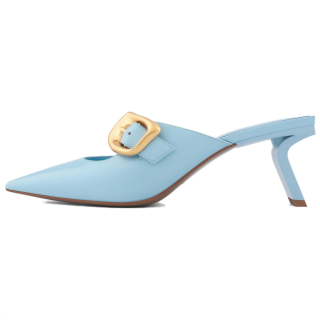 STELLA LUNA Closed Toe Slippers 6.5cm Women's Blue