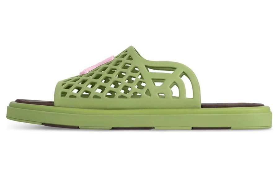 LOUIS VUITTON Tyler,The Creator x LOUIS VUITTON Slide Slippers Men's Green