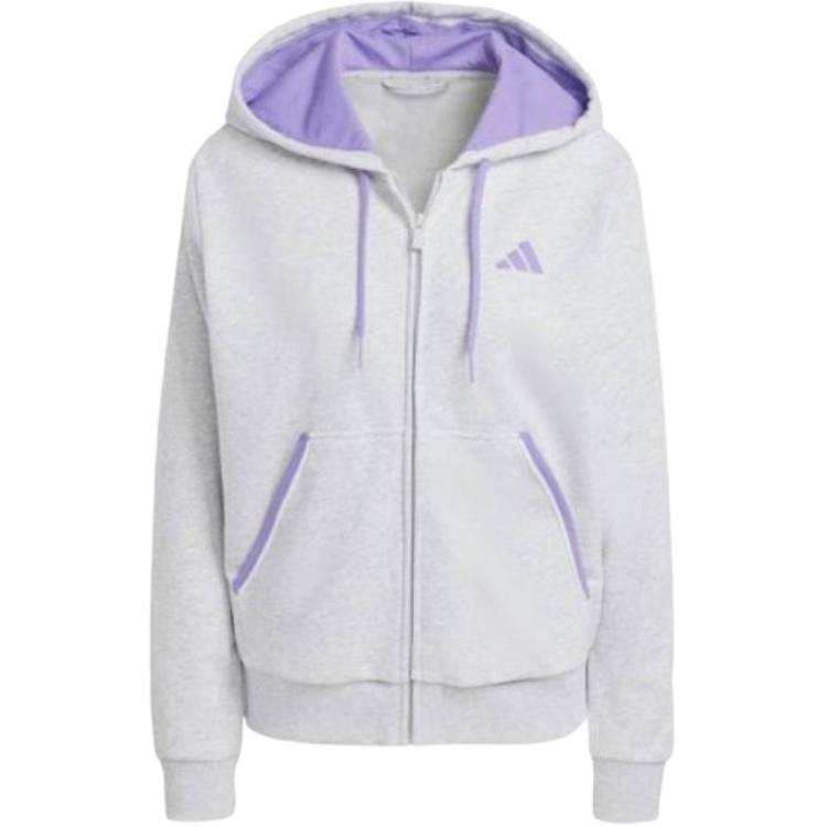 Adidas Adidas Jackets Women's Gray Hooded Moderate Other