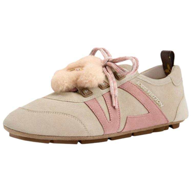 LOUIS VUITTON Sneakerina Low top Casual Shoes Women's Taupe