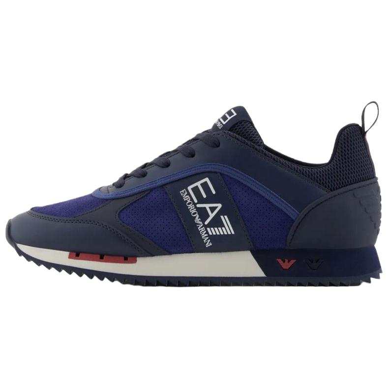 EMPORIO ARMANI EA7 Low top Casual Shoes Unisex Dark Blue Navy Blue