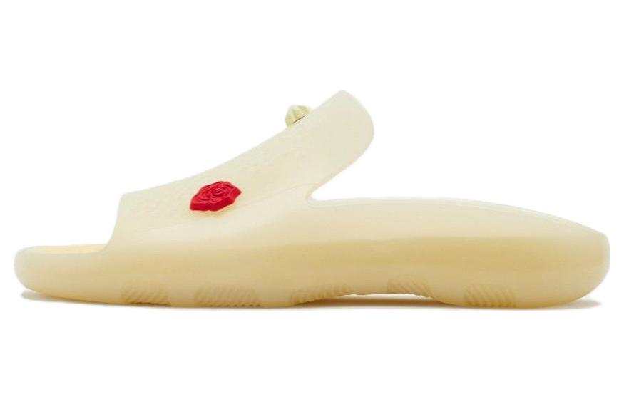Burberry Comfortable Round Toe Slide Slippers Women's Yellow