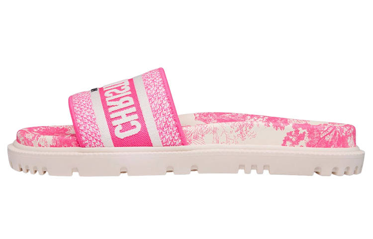 DIOR DIOR Dway Slide Slippers Women's Bright Pink
