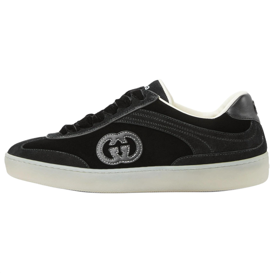 GUCCI G75 Low top Skateboard Shoes Women's Black