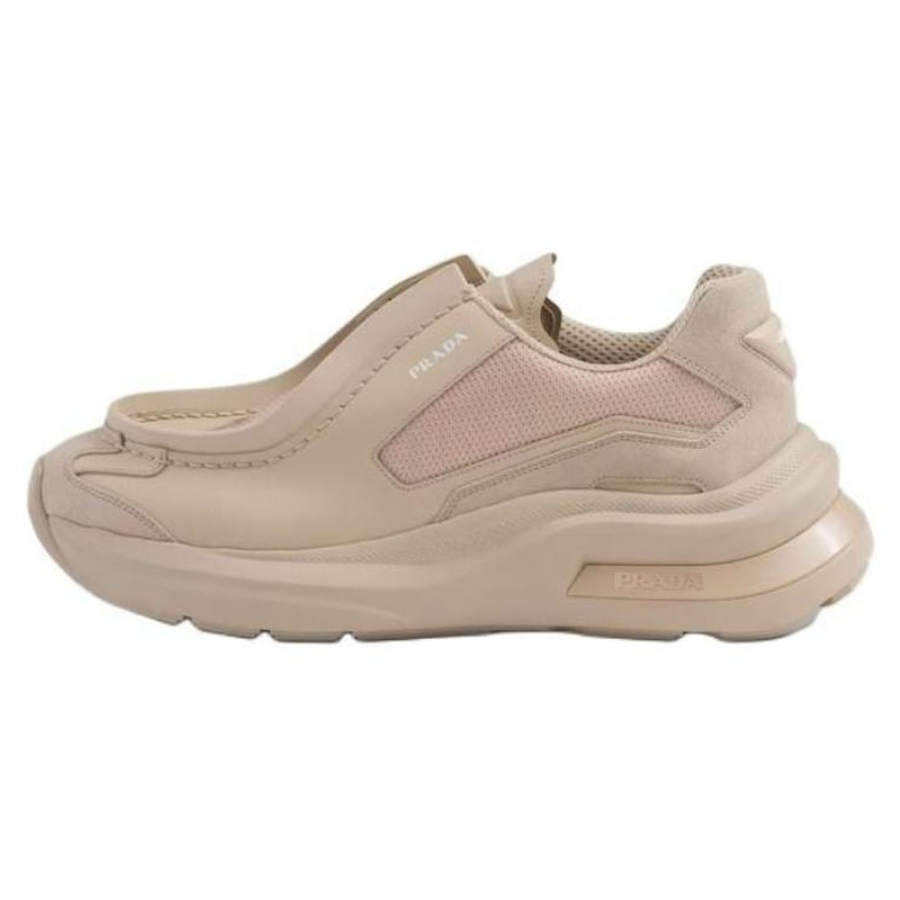 PRADA PRADA Systeme Leather Sneakers