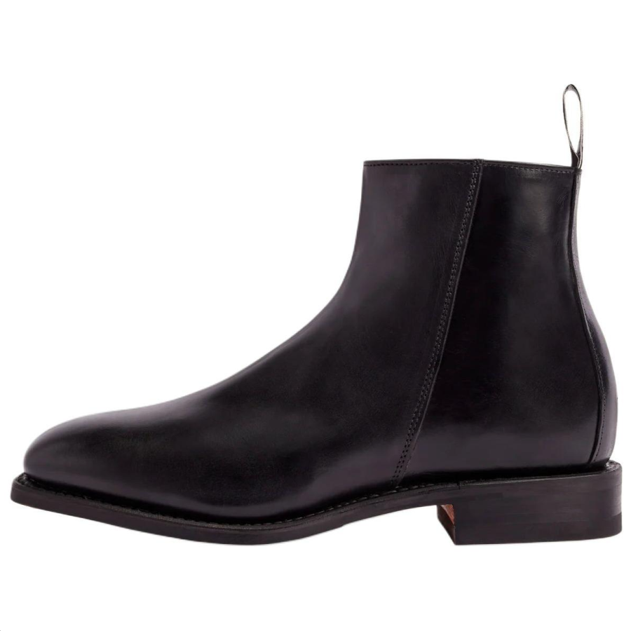 R.M.WILLIAMS Leather Ankle Boots Men's Black