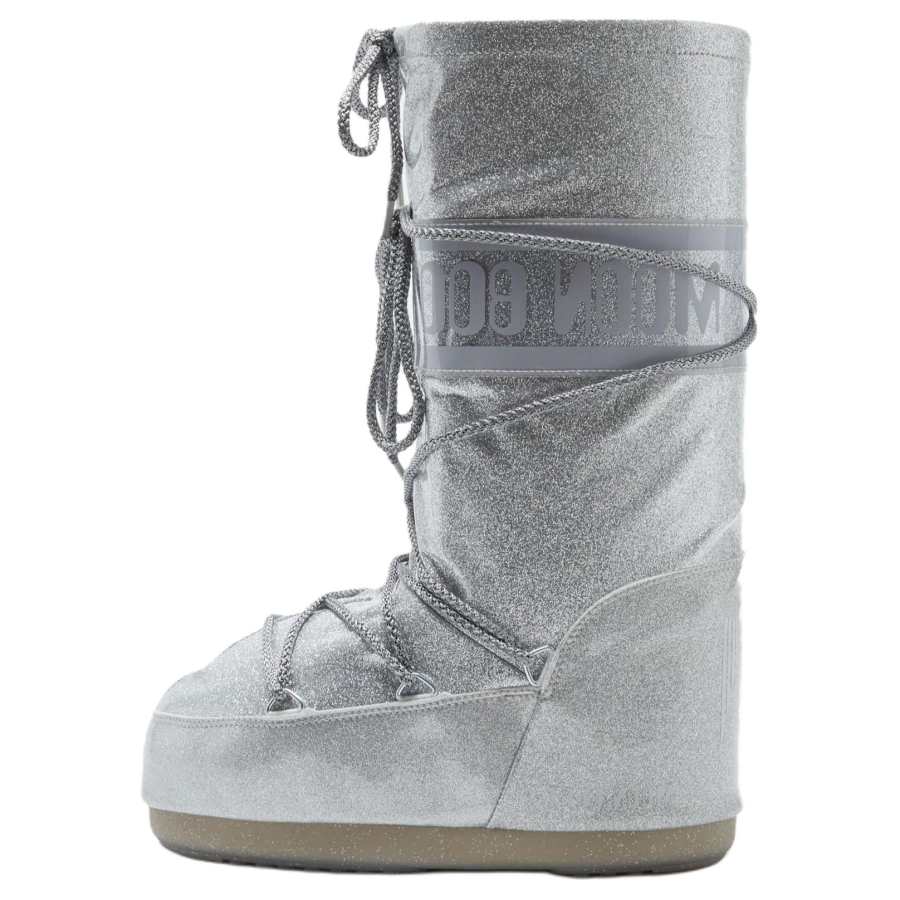 Moon Boot Moon Boot Icon Glitter Boot Silver