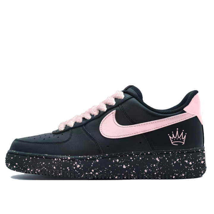 Nike Nike Air Force 1 Pink Ink Crown Abrasion Resistant Slip Resistant Abrasion Resistant Slip Resistant Low top
