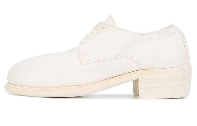 GUIDI Dress Shoes Unisex Low Top White