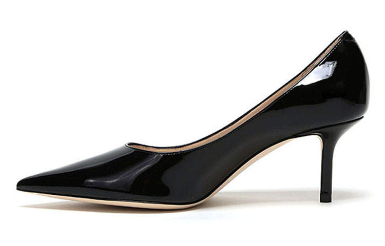 Jimmy Choo LOVE Cow Leather Slim Heel High Heels