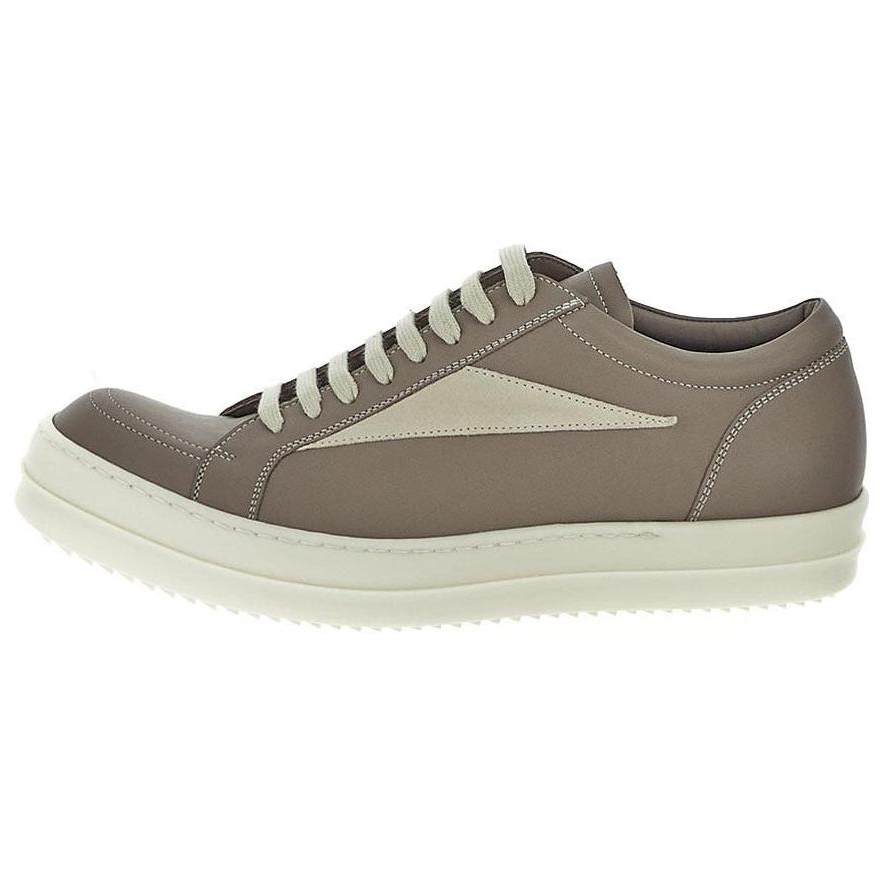 RICK OWENS RICK OWENS/RO Leather Low top Skateboard Shoes Men's Brown