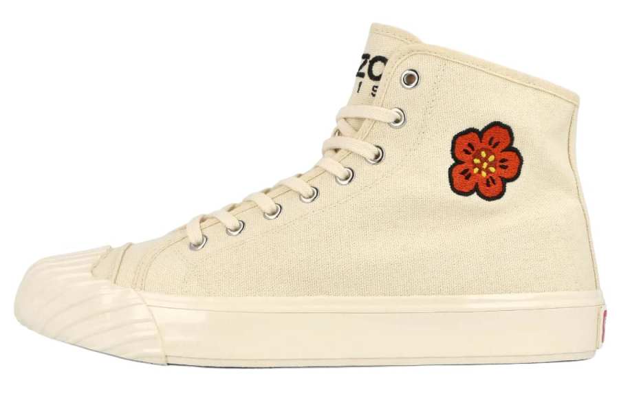 KENZO KENZO Embroidered-logo High-top Sneakers