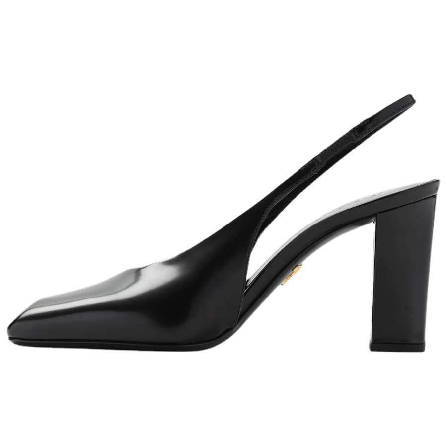 PRADA Prada Square Toe Slingback Pumps