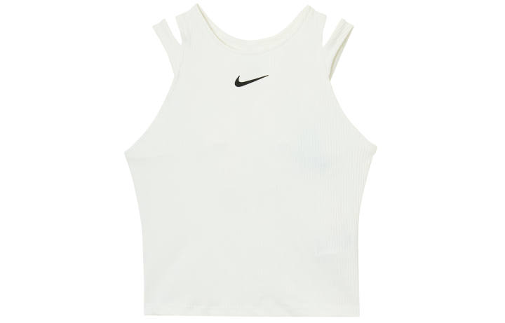 Nike Nike Tank Tops Women's White Crew Neck Moderate Other