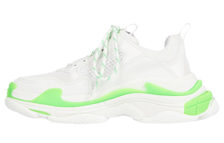 Balenciaga Triple S Fluo Green White Women's
