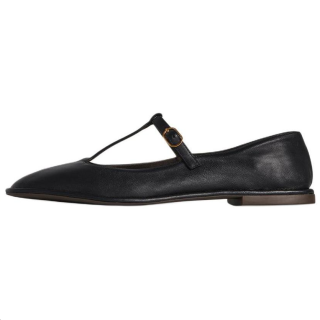 THE ROW Square T Strap Flat Shoes Women's