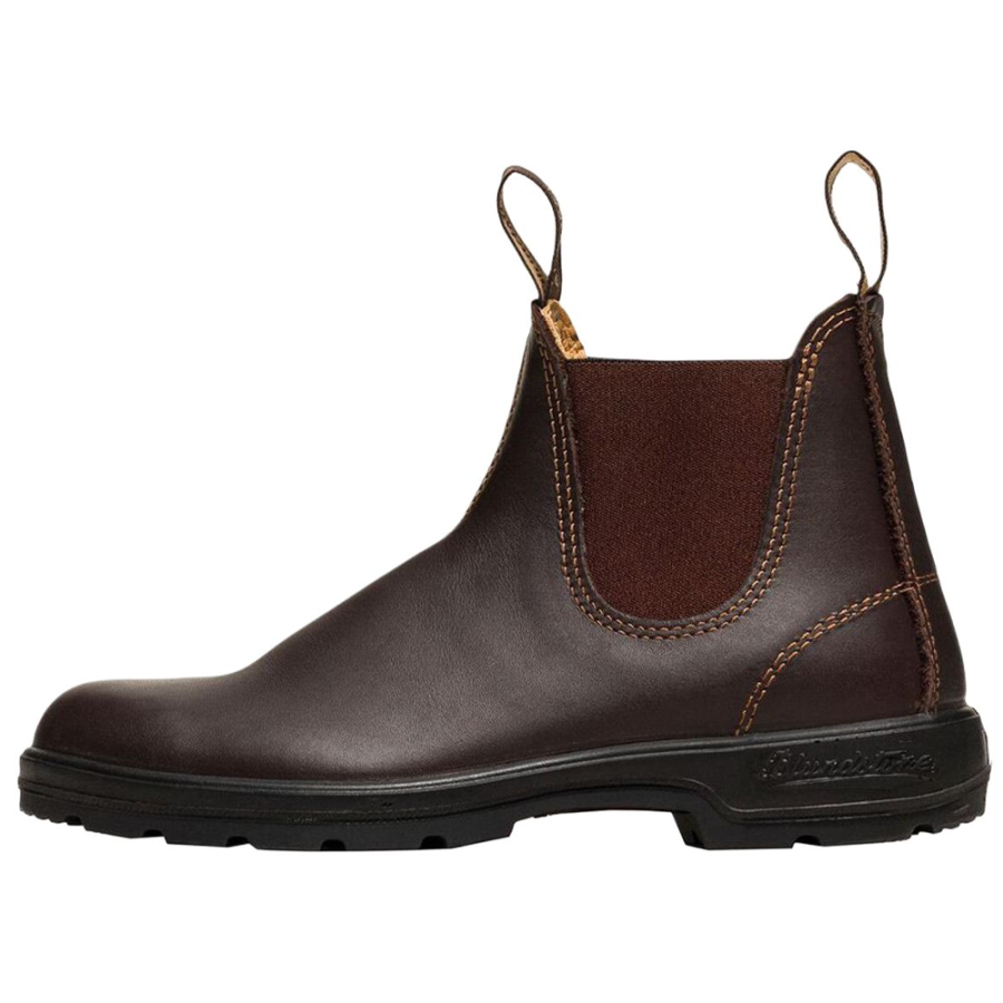 Blundstone Leather Short Chelsea Boots Men's Brown
