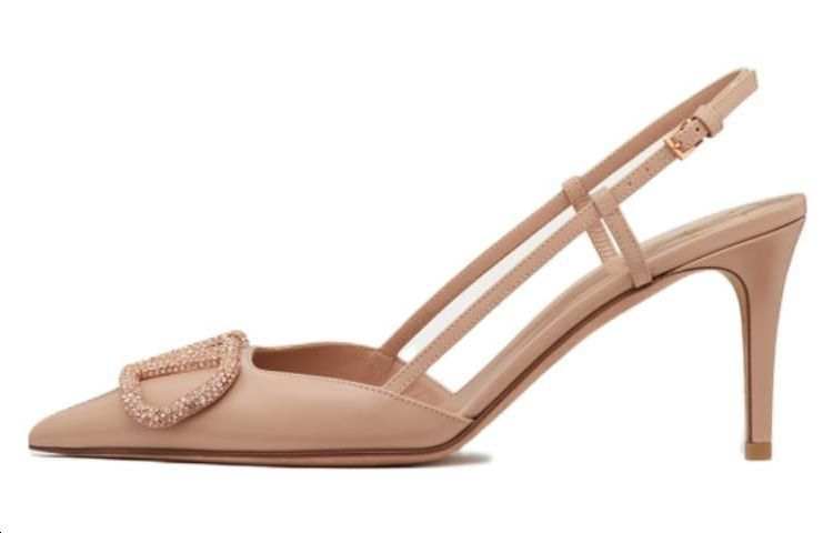 Valentino Garavani VLogo Signature 80mm Slingback Pumps