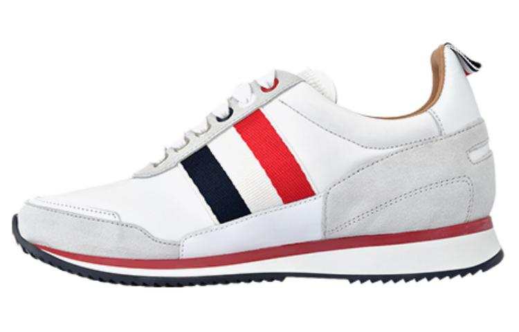 THOM BROWNE THOM BROWNE· Leather Low top Casual Shoes Women's White
